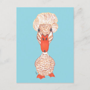 POSTAL FESTIVA CRESTED DUCK