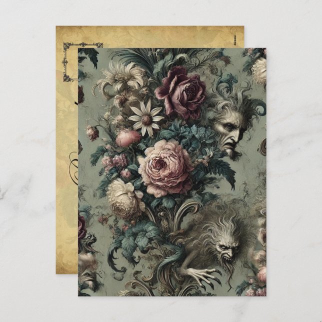 Postal Festiva Crímenes contra el Eldridge - Victoriano Gótico (Anverso / Reverso)