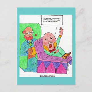 Postal Festiva Crisis de identidad de Pascua/Pascua