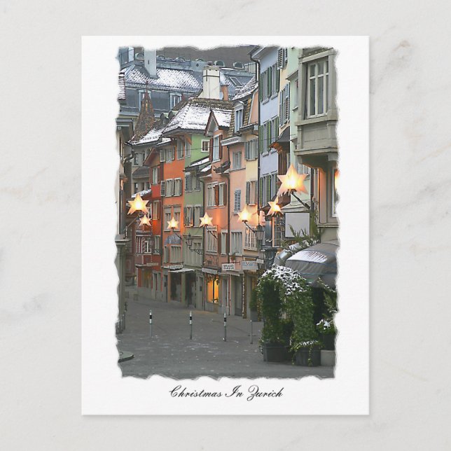 Postal Festiva Cristmas En El Casco Antiguo (Anverso)