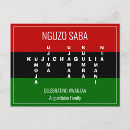 Postal Festiva Crossword NGUZO SABA Kwanzaa