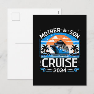 Postal Festiva Crucero de madre e hija 2024
