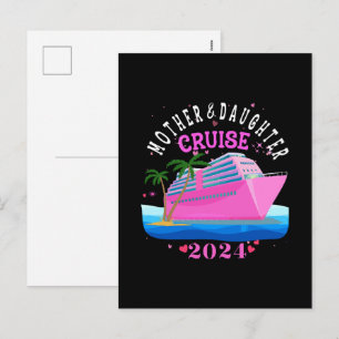Postal Festiva Crucero de madre e hija 2024