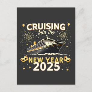 Postal Festiva Cruceros por la familia en el Año Nuevo 2025
