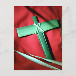 Postal Festiva Cruces y escenas del Domingo de Pascua y Ramos