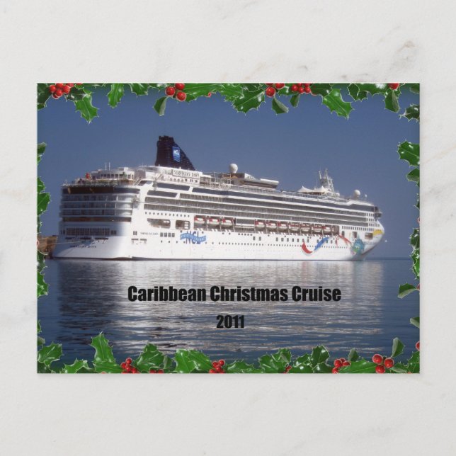 Postal Festiva Cruise Navidades del Caribe 2011 (Anverso)