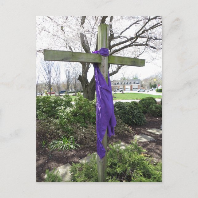 Postal Festiva Cruz de Pascua (Anverso)