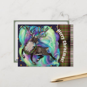 Postal Festiva Cuando vuelan los renos