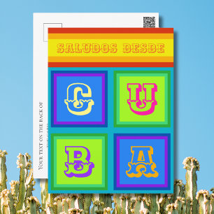 Postal Festiva Cuba cubanos de vacaciones Postcard