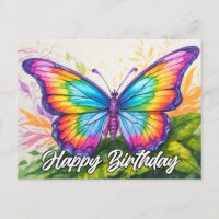 Cuidada colorida abstracción mariposa Doodle Art