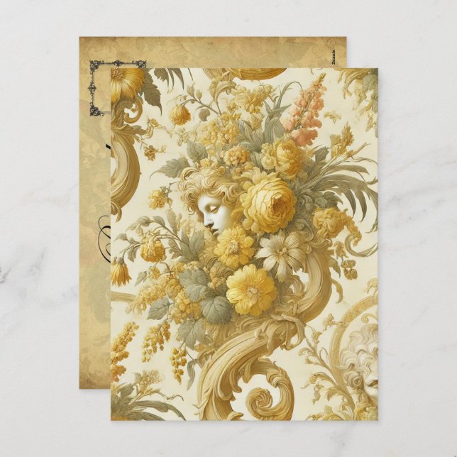 Postal Festiva Culpa del oro - Victoria gótica (Anverso / Reverso)