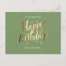 Postal Festiva Cumpleaños Día Especial