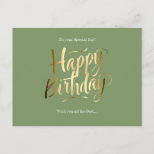 Postal Festiva Cumpleaños Día Especial