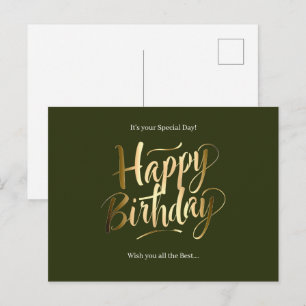 Postal Festiva Cumpleaños Especial Día