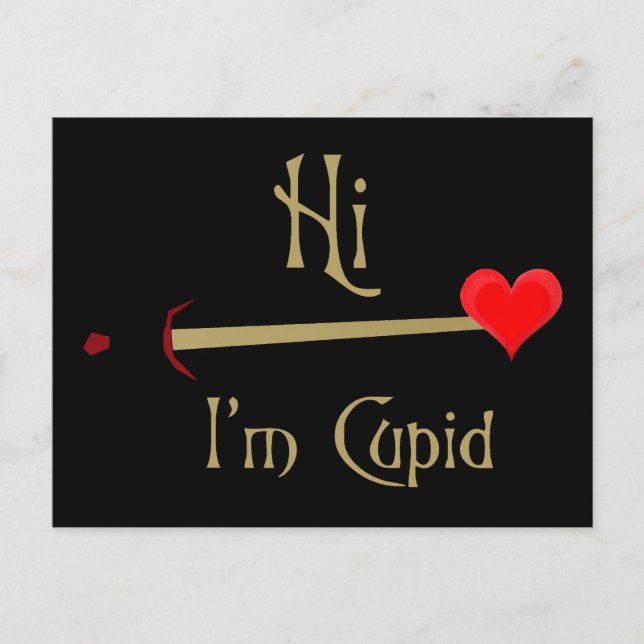 Postal Festiva Cupid Valentine (Anverso)