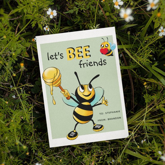 Postal Festiva Curso 'Lets BEE Friends' en aula Valentine (Subido por el creador)