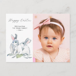 Postal Festiva Custom Easter Photo Cards Online with Bunny