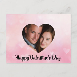 Postal Festiva Custom Valentine’s Day Heart-Shaped Photo Card