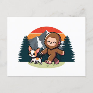 Postal Festiva Cute de Chihuahua