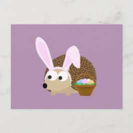 Postal Festiva Cute Easter Hedgehog