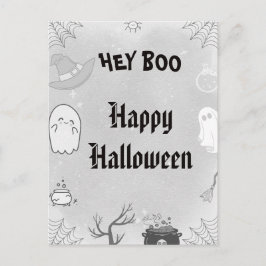 Postal Festiva Cute Ghost Halloween