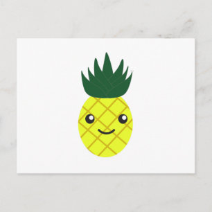 Postal Festiva Cute Kawaii Pineapple