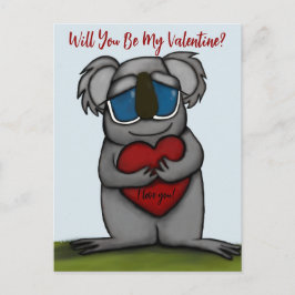 Postal Festiva Cute Koala Bear