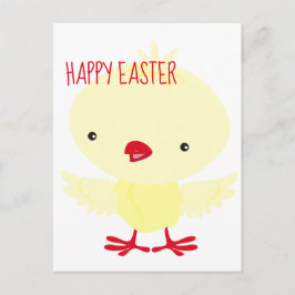 Postal Festiva Cute Yellow Duckling | Pascua