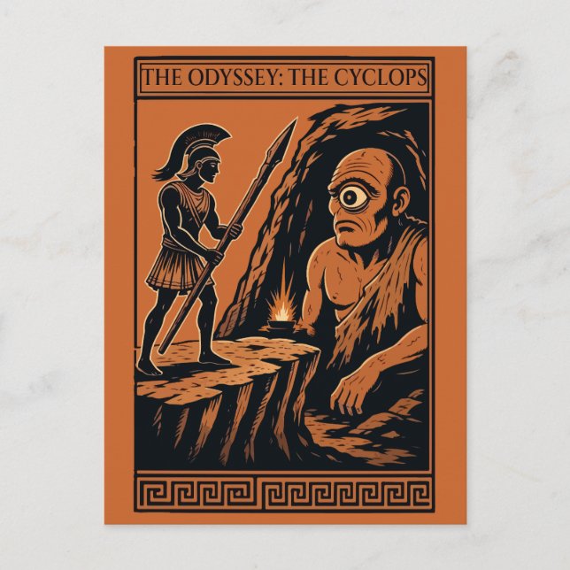 Postal Festiva Cyclops Cave Duel (Anverso)
