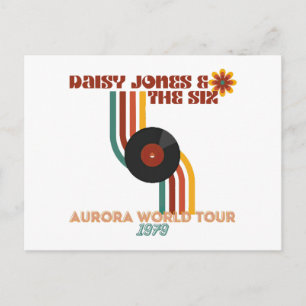 Postal Festiva Daisy Jones y The Six