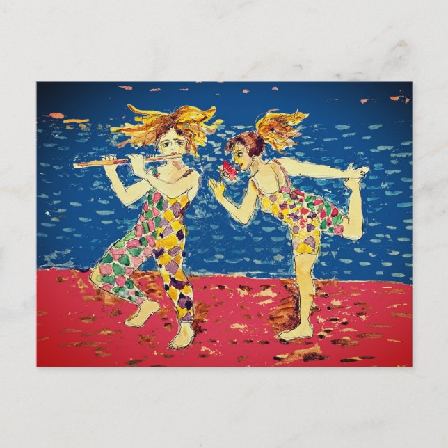 Postal Festiva Danza (Anverso)