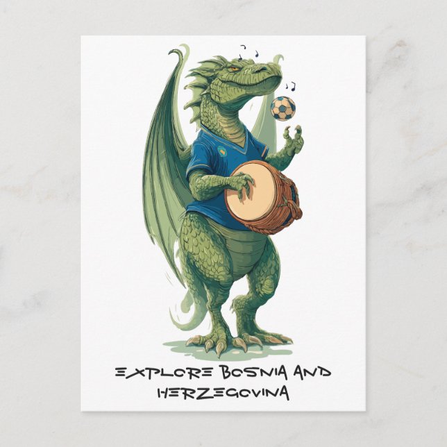 Postal Festiva Darbuka Dragon Midfielder (Anverso)
