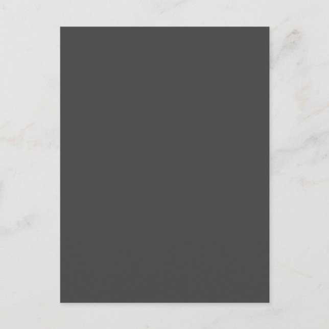 Postal Festiva Dark Grey #434343, Friar Grey (Anverso)