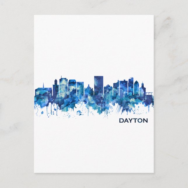Postal Festiva Dayton Ohio Sky (Anverso)