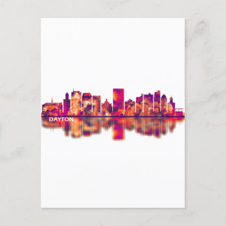 Postal Festiva Dayton Ohio Skyline