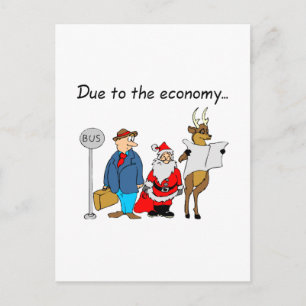 Postal Festiva Debido A La Economía Santa