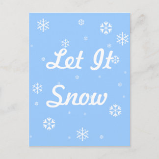 Postal Festiva Dejáis le nevar