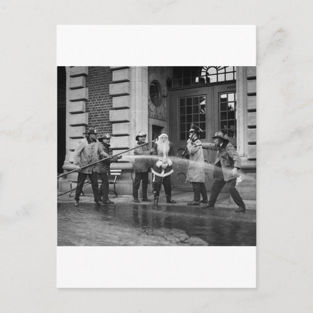 Postal Festiva Delousing Santa Claus, años 20 (Anverso)