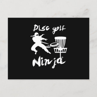 Postal Festiva Deportes del Club de Golf Ninja Golfer Frisbee