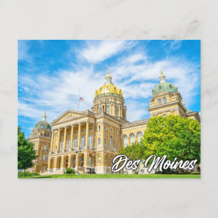 Postal Festiva Des Moines, Iowa, Estados Unidos