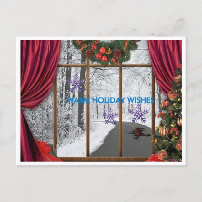 Postal Festiva Deseo de vacaciones (Anverso)