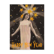 Deseos de Año Nuevo llenos de estrellas
