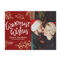 Deseos más cálidos rojos caligrafía foto de vacaci