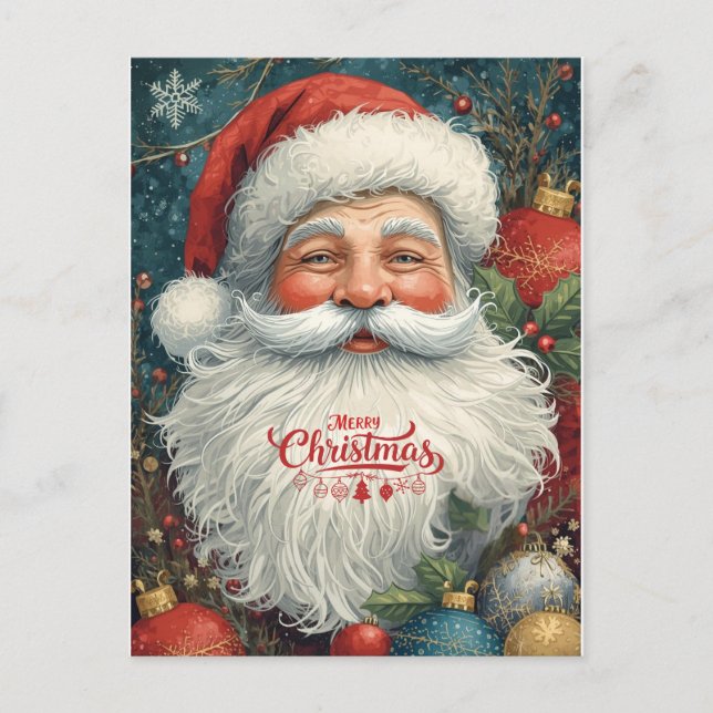 Postal Festiva Deseos Navideños Acogedores (Anverso)