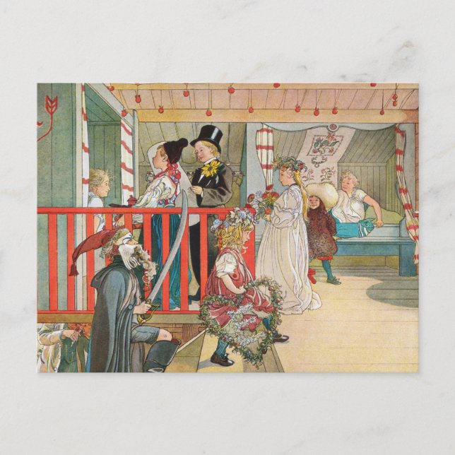 Postal Festiva Desfile de Navidades infantiles (Anverso)