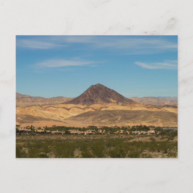 Postal Festiva Desierto de Nevada (Anverso)