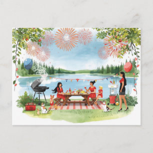 Postal Festiva Día de Canadá