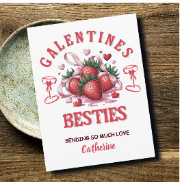 Postal Festiva Día de Galentines personalizado
