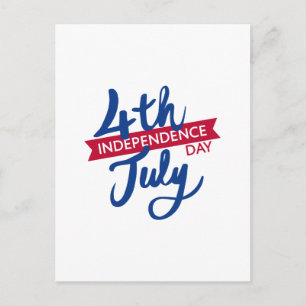 Postal Festiva Día de la Independencia del 4 de Julio