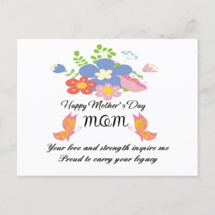 Postal Festiva día de la madre